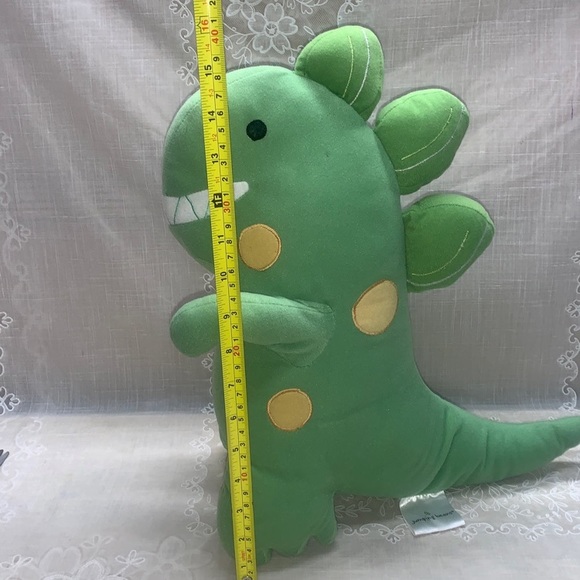 2010 Jumping Beans 12"-17" Dino-Roar T-Rex & Stegosaurus plush plillows - Picture 2 of 11